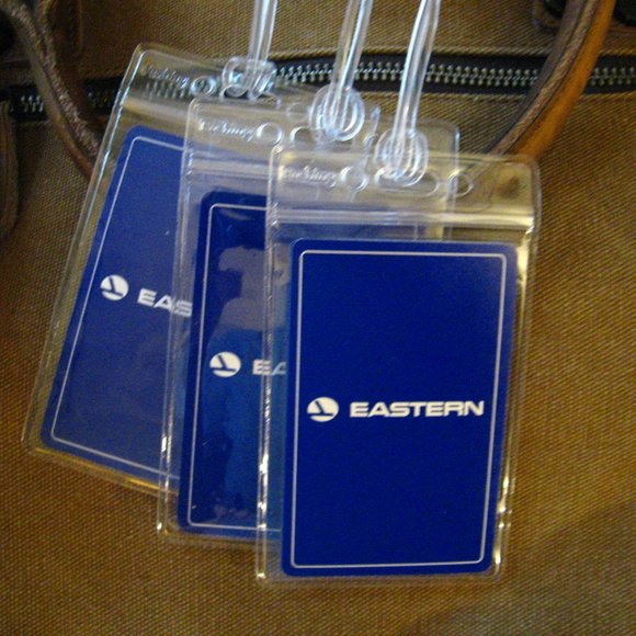 ✈️ Eastern Airlines Vintage Cards Luggage Tags (3) - Picture 2 of 5